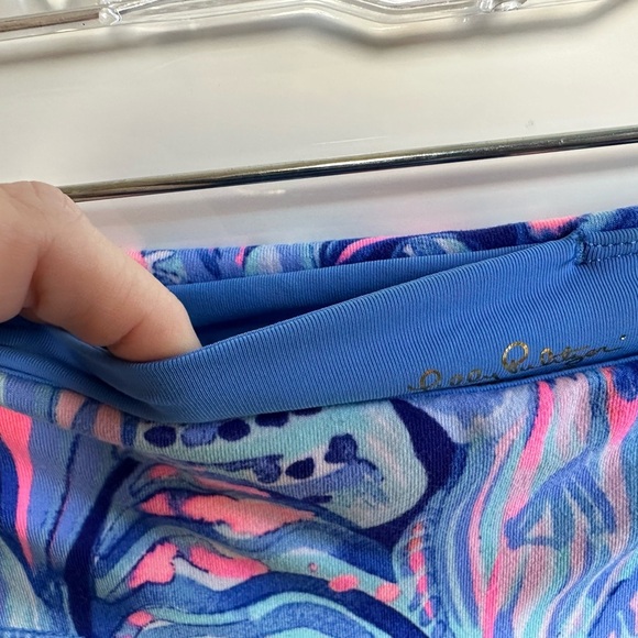 Lilly Pulitzer Luxletic Leggings Pink Blue Size Small - Picture 7 of 9